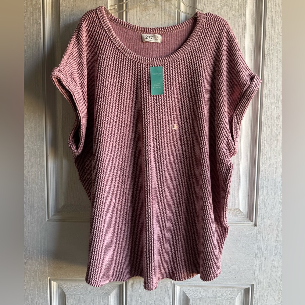 Maurices Women's Mauve Knit Top